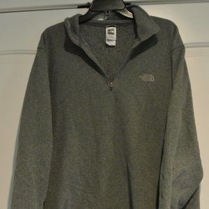 The North Face fleece pullover half zip long sleeve lightweight jacket- XL